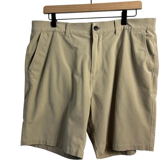 Free Fly Mens Shorts Beige 35 Performance Hiking Outdoor Tan LIghtweight - Picture 1 of 8